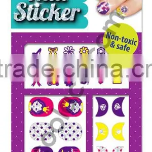 Glitter Princess 3D Nail Sticker for Kid Art Sticker Paper Nail thumbnail-1