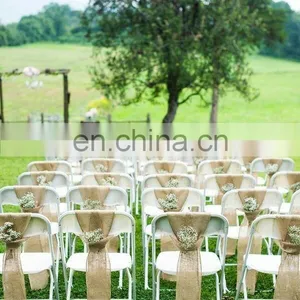 Beautiful Linen Partysu Chair Sashes Wedding thumbnail-2