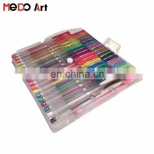 Assorted Colors Unique Pack Gel Pen Set 36 With PVC Bag Free Sample thumbnail-3