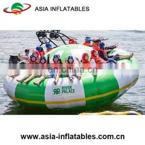 Newest Super Hot Sale Crazy Disco Boat Inflatable Motorized Water Toy thumbnail-1