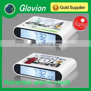 New Design Table Clocks for Kids Logo Print Clock Funny Clock for Kids thumbnail-1