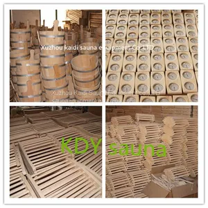 Hoe Use Traditional Solid Wood Wet Steam Sauna Room thumbnail-3