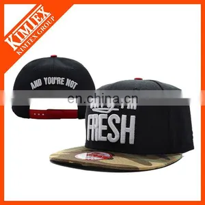 2017 New Designed Hot Sell Custom Cotton Snapback Cap thumbnail-1