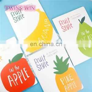 Czech Republic Popular Wholesale School Stationery Promotion High Quality Creative Cheap Fruit Design Paper Notebooks thumbnail-1