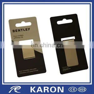 Personalized Stainless Steel Money Clip With Hanger thumbnail-6