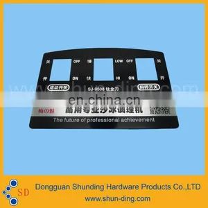 Profession Custom Metal Printing Faceplate for Machine thumbnail-3