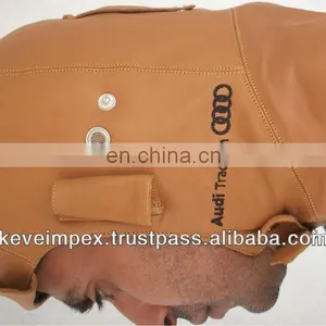 Top Quality Super Soft Cow Leather Cabrio Caps Sports Cap Genuine Leather Cap Car & Bike Cap Winter Cap 2017 thumbnail-1