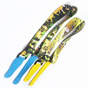 New Fashion Custom Printing Polyester Guitar Strap Necklace Lanyard for Music Learning thumbnail-4