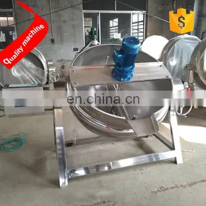 Mixer Type Large Commercial Jacketed Industrial Electric Cooking Kettle Pot thumbnail-3