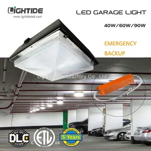 DLC Premium 60W LED Grarge Lighting Fixture, 100-277vac, 120 LPW, 5yrs Warranty thumbnail-2