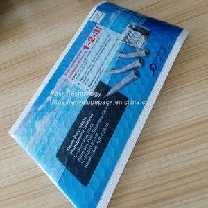 Custom Color and Size Poly Bubble Envelopes Printable Bubble Bags Protective Package thumbnail-1