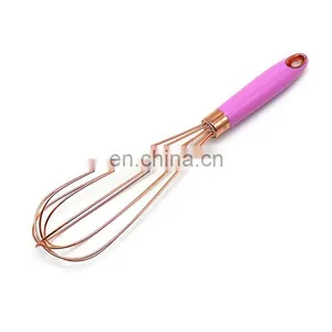 Kitchen Tools Silicone Egg Whisk Kitchen Non-Stick Manual Egg Beater thumbnail-2