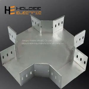 HOT DIPPED GALVANIZED SOLID THROUGH CABLE TRAY 150mm VERTICAL INSIDE 90° BEND NEMA 20B, R900 thumbnail-4