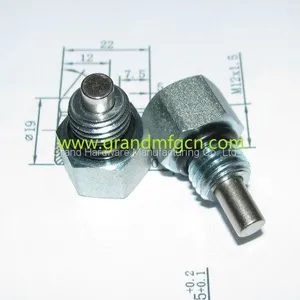 Male Metric Thread M14X1.5 Magnetic Steel Oil Drain Plugs for Lubrication Systerm thumbnail-3