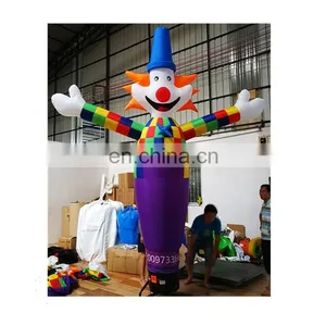 Outdoor Carnival Decoration Waving Air Puppet Tube Man Funny Clown Inflatable Sky Dancer for Kids Events thumbnail-1