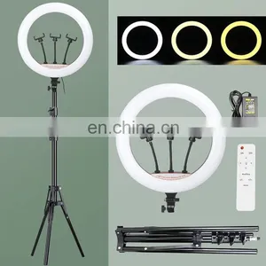 Wholesale Led Selfie Fill Ring Light Set 18 Inch Phone Selfie Led Circle Big Makeup Ring Light With Tripod Stand thumbnail-3