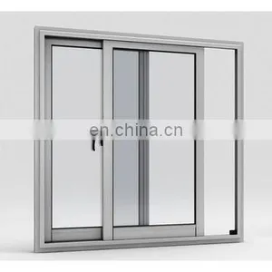 SHENGXIN Low Price 6063 Anodized Aluminium Sliding Glass Door and Window Frame Material in Namibia Africa thumbnail-3