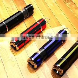 Promotional Retractable Flat Led Light Keychain Flashlight thumbnail-4