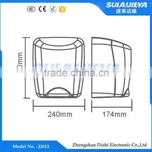 Wall Mounted Stainless Steel Automatic Jet Air Hand Dryer Machine for Hotel thumbnail-6