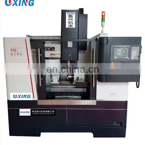 Vertical China 3 Axis Cnc Milling Machine With Tool Changer KND GSK Fanuc Control V50 Price for Sale Chinese thumbnail-2