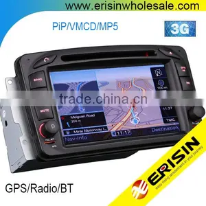 Erisin ES7063B 7" Single Din Car DVD GPS 3G Bluetooth for Mercedes S203 W168 thumbnail-1