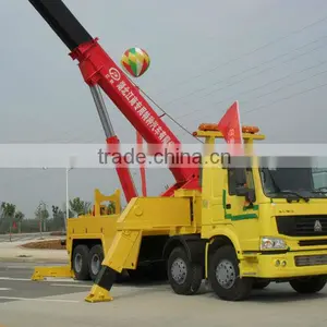 50Ton Howo 360 Degree Rotation Heavy Recovery Truck thumbnail-1