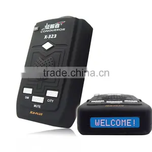 2016 Car Radar Detector V9 Russia / English Voice Warning 16 Brand LED Display X / K / NK / Ku / Ka / Laser Anti Radar Detector thumbnail-2