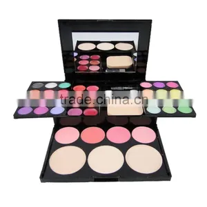 Wholesale 32 Colors Professional Makeup Eyeshadow Face Powder With Blusher thumbnail-1