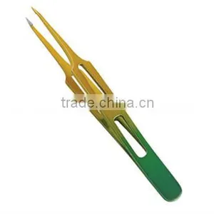 Fine Eyebrow Tweezer, Hair Removal Tweezer, Slanted Tweezer thumbnail-1