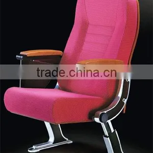 Aluminium Alloy Leg Auditorium Seating With Writing Tablet HJ88A-L thumbnail-3