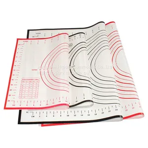 Custom Non Stick Soft Bbq Pastry Oven Kneading Rolling Dough Baking Silicone Mat for Cooking thumbnail-3