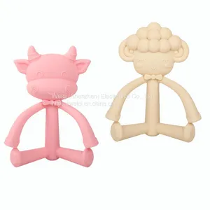 Baby Teether Toys Teething Cow Sheep Teething Toy by Weiqi thumbnail-1