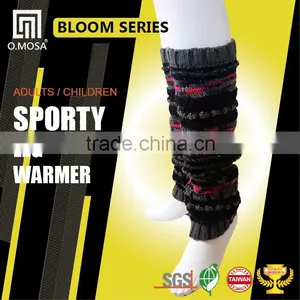 OM3260 O.MOSA 3G Wool Fancy Yarn Sport Knitted Bubble Structure Leg Warmer thumbnail-5
