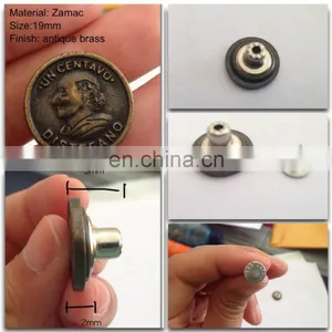15mm Custom Metal Jeans Buttons thumbnail-5