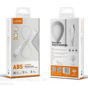 LDNIO LS612 ABS Material 25W USB Micro, For Iphone Type-c Fast Charging Data Cable 2M thumbnail-1