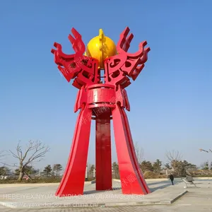 Stainless Steel Sculpture Customization Stainless Steel Sculpture Manufacturer Landscape Sculpture thumbnail-3