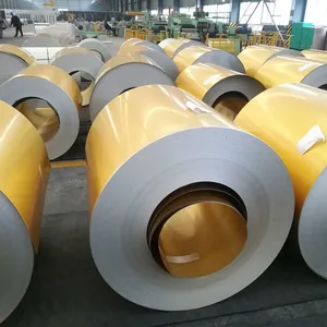 Bright Surface Gold Color Coated Aluminum Zinc Steel Coil | Anti-slip and Wear-resistant thumbnail-2