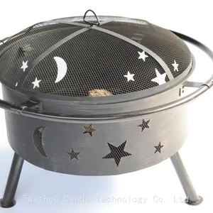 Portable Round Fire Pits for Backyard Gatherings thumbnail-1