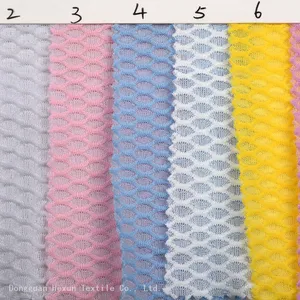 Knitted Polyester Spandex Ultra-thin Breathable Stretch Diamond Pattern Fabric is Suitable for Cycling Clothing, as a Sweat-wicking Base Layer. thumbnail-1