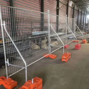 Low Price Powder Coated Galvanized Construction Site Temporary Fence Portable Temporary Fence Panel Australia thumbnail-2