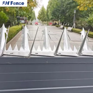 Security Galvanized Razor Wall Spikes Anti-Climb Anti-Climb Barbed Wire thumbnail-2