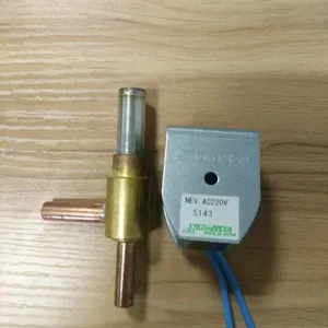 Original Japanese SAGINOMIYA Refrigerant Solenoid Valve NEV-202DXF (AC220V) Refrigerant Control Soloid Valve thumbnail-1