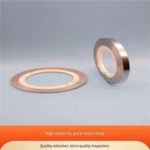High-elasticity Pure Nickel Strip, 0.1, 0.2, 0.3, 0.4mm Square Nickel Sheets, Spot Welding, Pure Nickel Flat Bars, Conductive Nickel Foils thumbnail-2