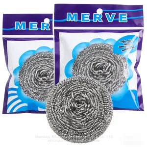 Wholesale Steel Scrubber Large Size Stainless Steel Scourer for Restaurant Use thumbnail-1