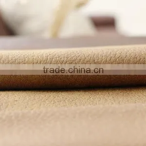 Bright Leather-look Embossed Sofa Fabric With Nonwoven Back/PVC Quality Choice thumbnail-2