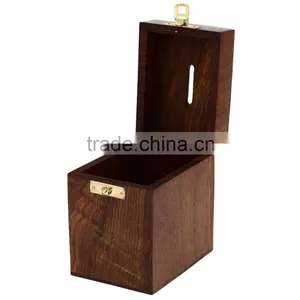 Christmas Handcrafted Wooden Money Box thumbnail-3