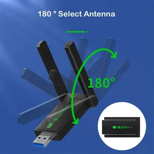 1300Mbps USB 3.0 WiFi Adapter Network Card Dual Band 2.4G/5GHz Bluetooth 4.2 Wireless Receiver Transmitter For Desktop Laptop PC thumbnail-2