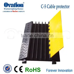 Plastic 5 Channel Cable Cross for Hose 5 Channel Rubber Cable Cross Stage Cable Protector/ramp thumbnail-5