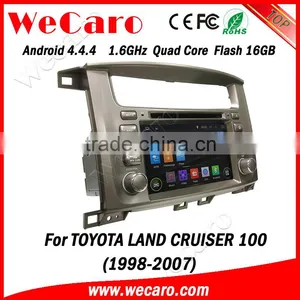 Wecaro WC-TL7020 7" Android 4.4.4 Car Dvd Player Touch Screen for Toyota Land Cruiser 100 Android 1998-2007 Quality Choice thumbnail-1