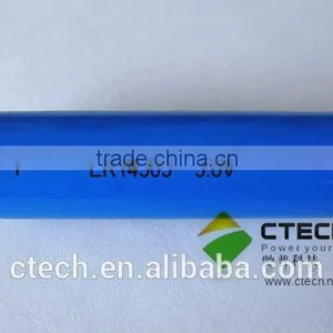 High Energy Battery ER14505 3.6v 2400mAh Size AA Lithium Battery Made in China thumbnail-1